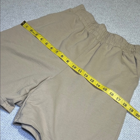 OAK + FORT Tan Athletic Shorts Elastic Waist.  Size Small - Picture 5 of 9